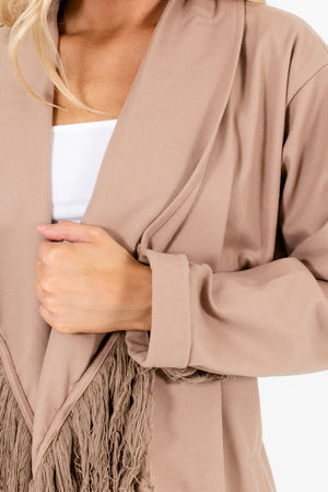 Taupe Brown Affordable Online Boutique Clothing for Women