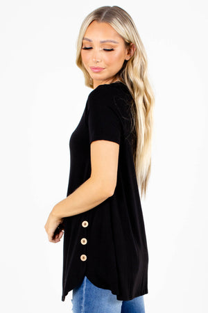 Black Boutique Top For Women