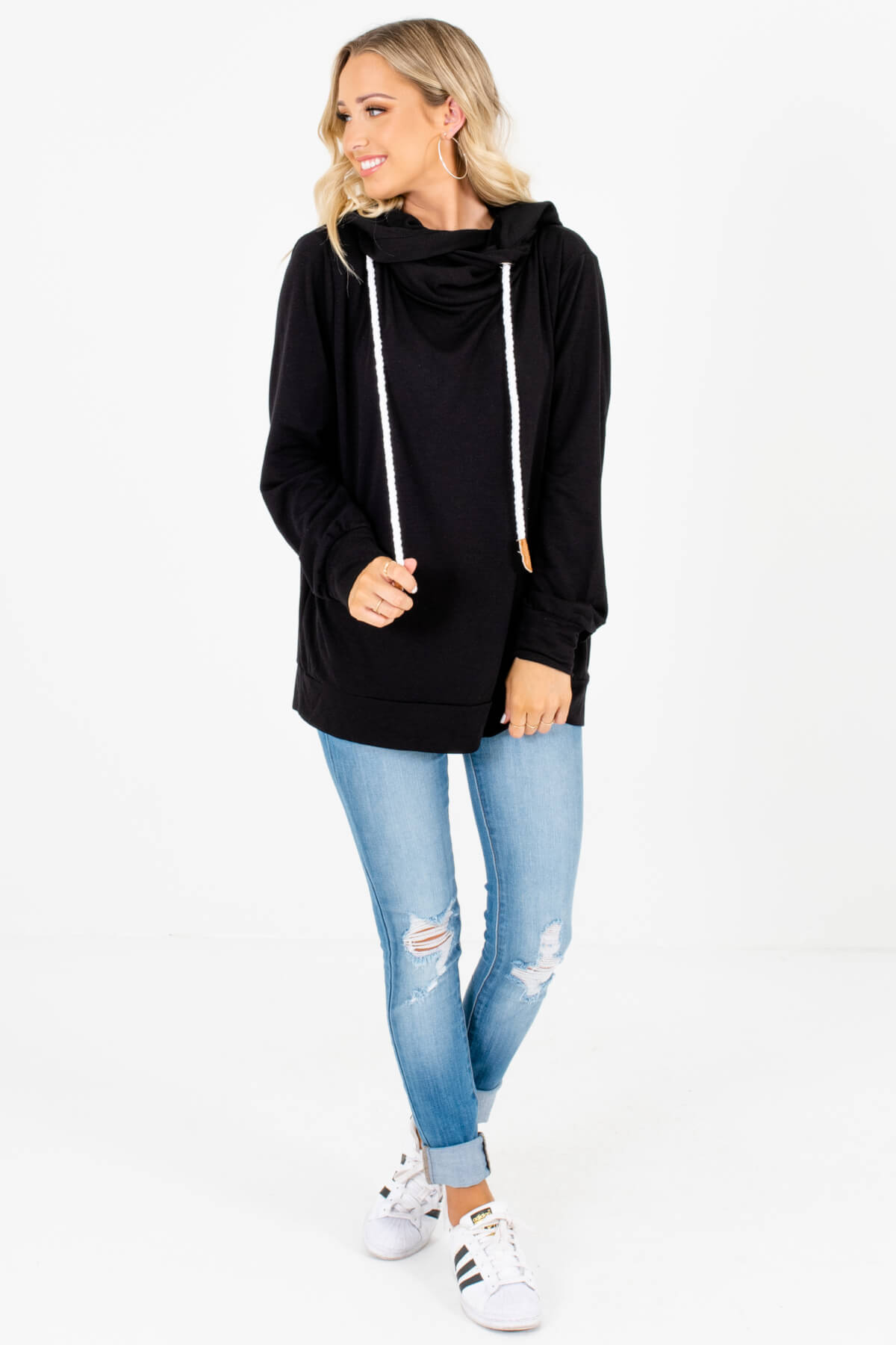 Women's Black Cozy and Warm Boutique Clothing