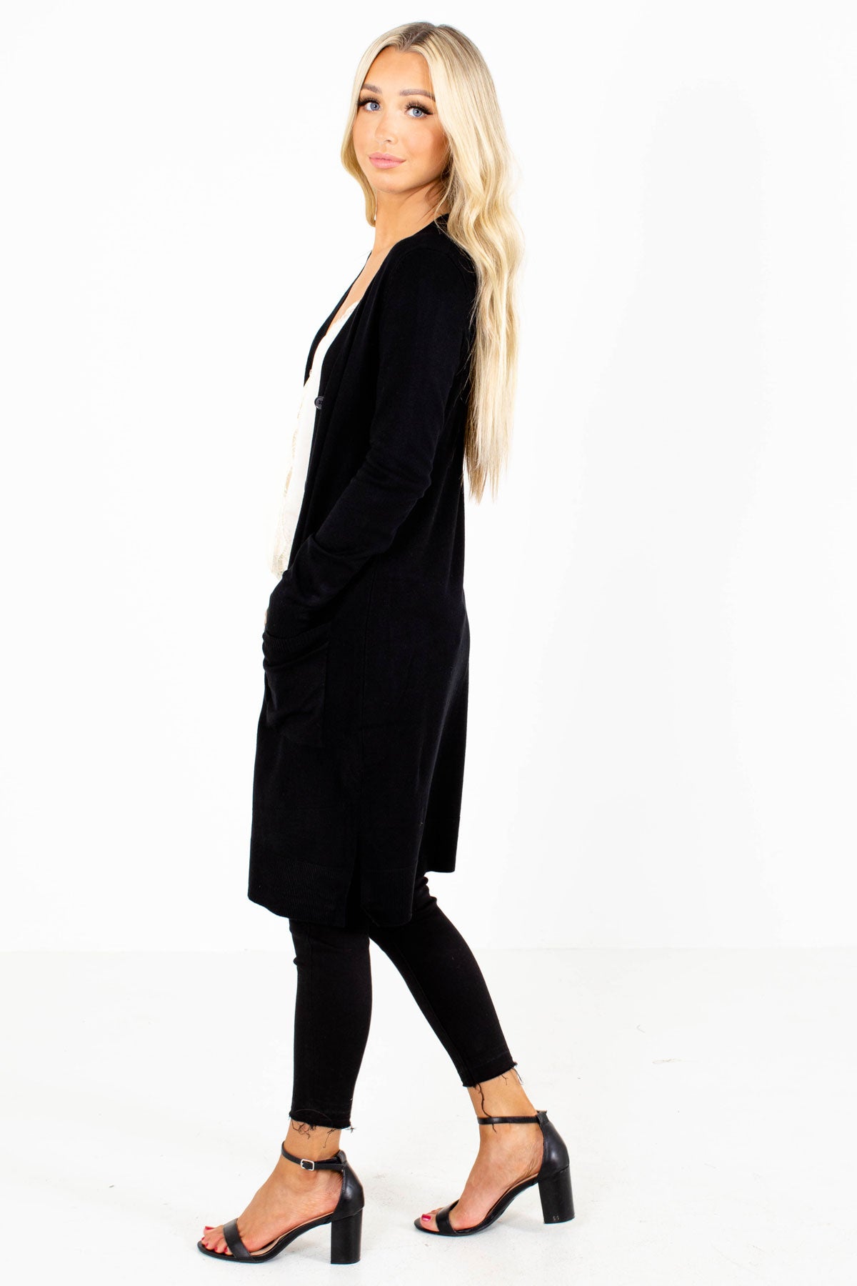 Boutique Cardigan in Black for Women