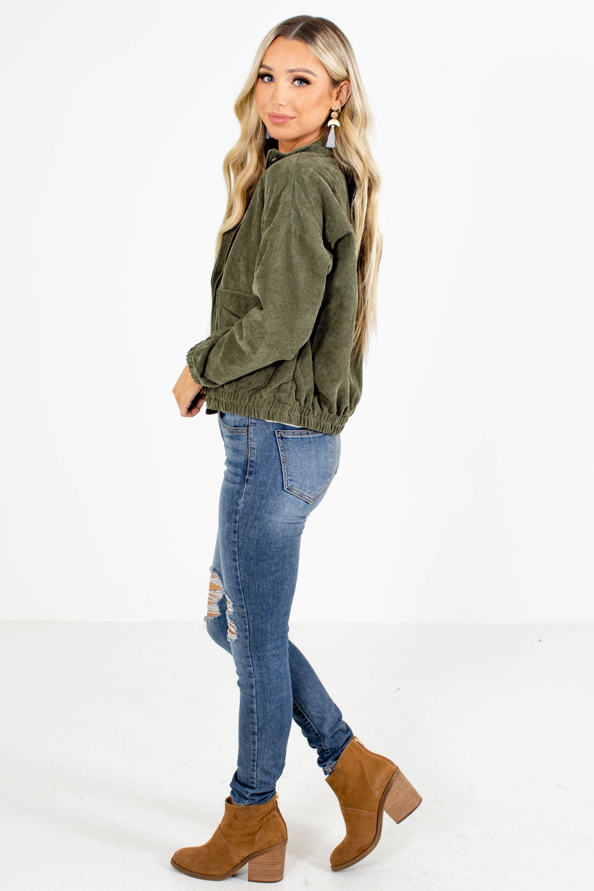 Fall Boutique Jacket with Long Sleeves