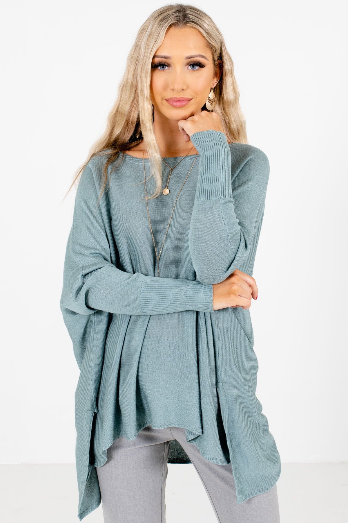 Women's Blue Spring and Summer Boutique Clothing