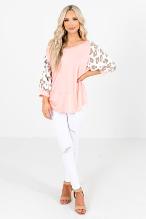 Pink Cute and Comfortable Boutique Tops for Women