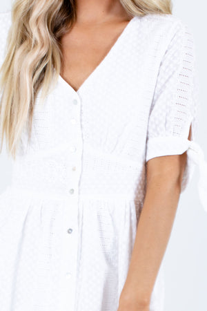 White Affordable Online Boutique Clothing for Women