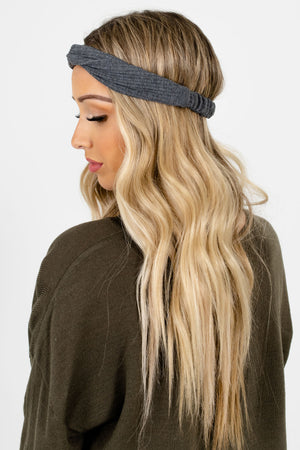 Women’s Gray Infinity Knot Detailed Boutique Headband
