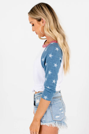 Red White and Blue 4th of July Boutique Clothing for Women