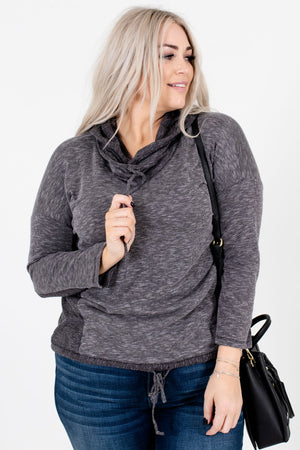 Women’s Gray Cozy and Warm Boutique Hoodies