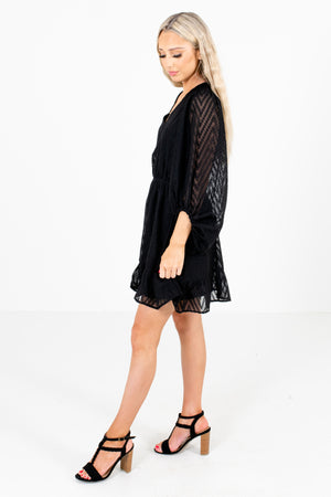 Black Cute and Comfortable Boutique Mini Dresses for Women