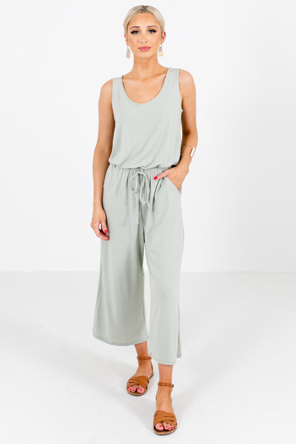 Green Cute and Comfortable Boutique Jumpsuits for Women