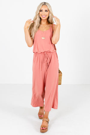 Pink Tank Style Boutique Jumpsuits for Women