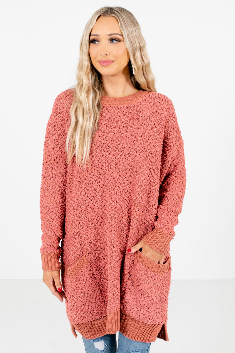 Look This Way Coral Sweater