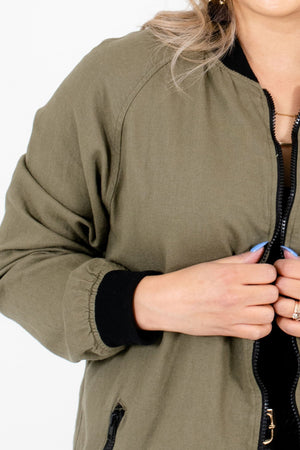 Olive Green Affordable Online Boutique Clothing for Women
