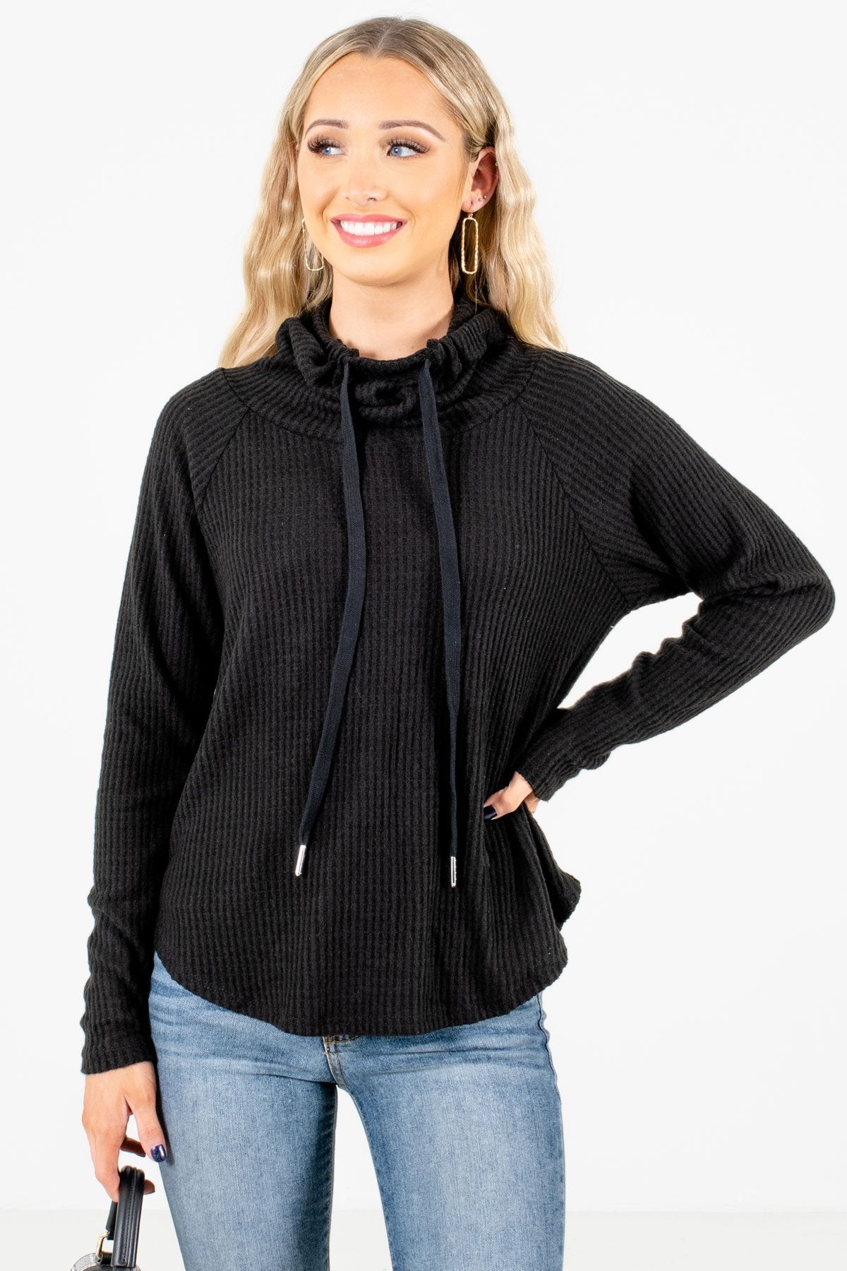 Women’s Black Warm and Cozy Boutique Sweater