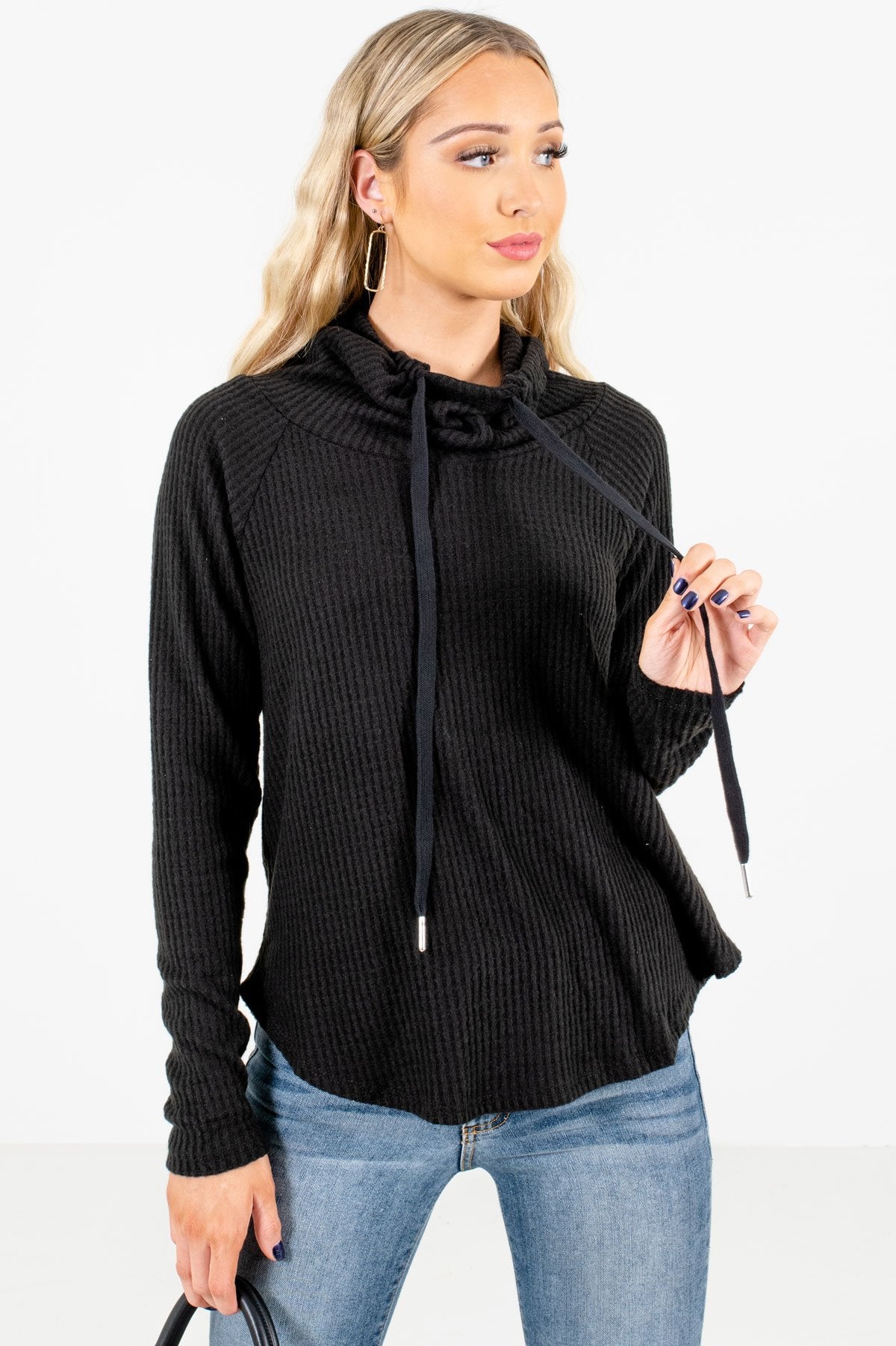 Women’s Black Casual Everyday Boutique Sweater