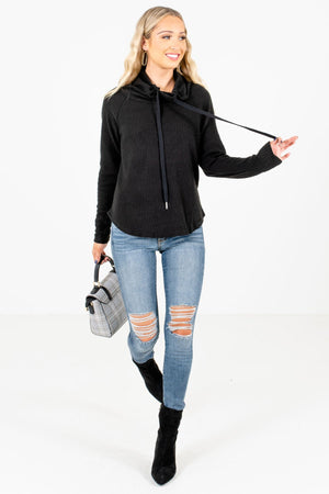 Black Cute and Comfortable Boutique Sweaters for Women