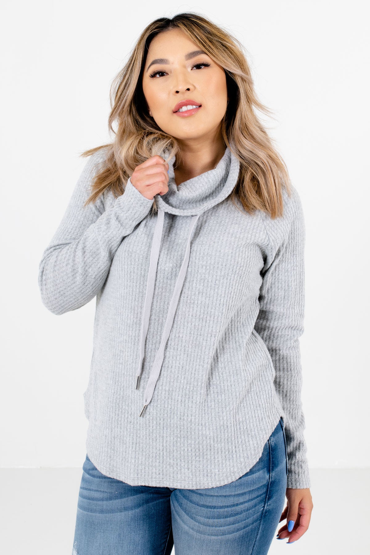 Women’s Gray Casual Everyday Boutique Sweater