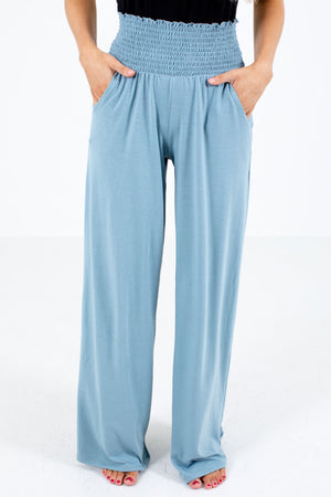 Blue Cute and Comfortable Boutique Pants for Women