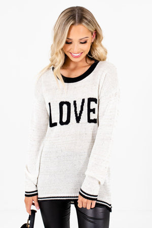 Women's Cream Warm and Cozy Boutique Sweaters