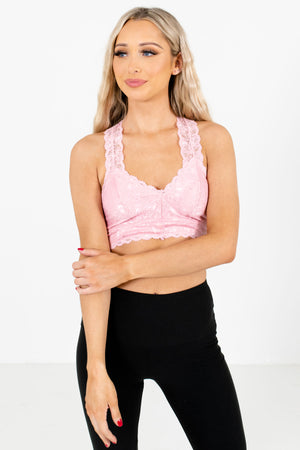 Pink Cute and Comfortable Boutique Bralettes for Women