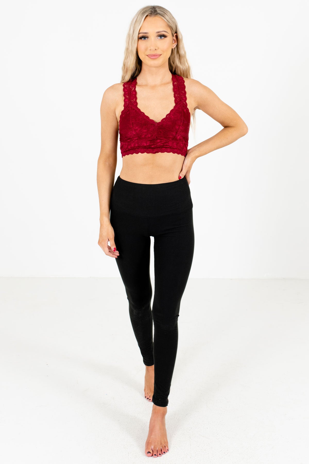 Red Laced Bralette – AR Boutique Online