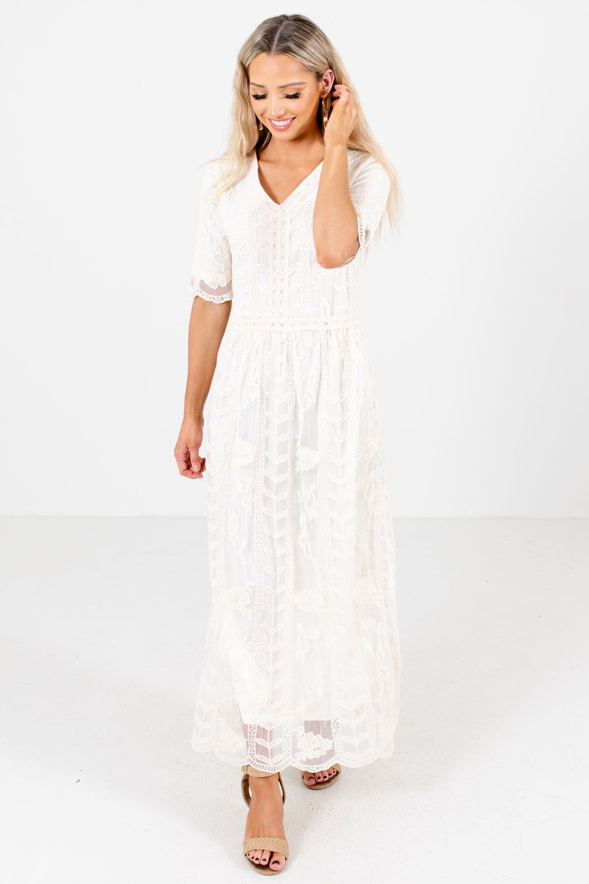 Lucky Ones Lace Maxi Dress