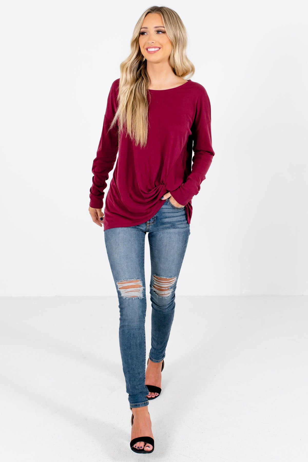 Women’s Red Fall and Winter Boutique Clothing