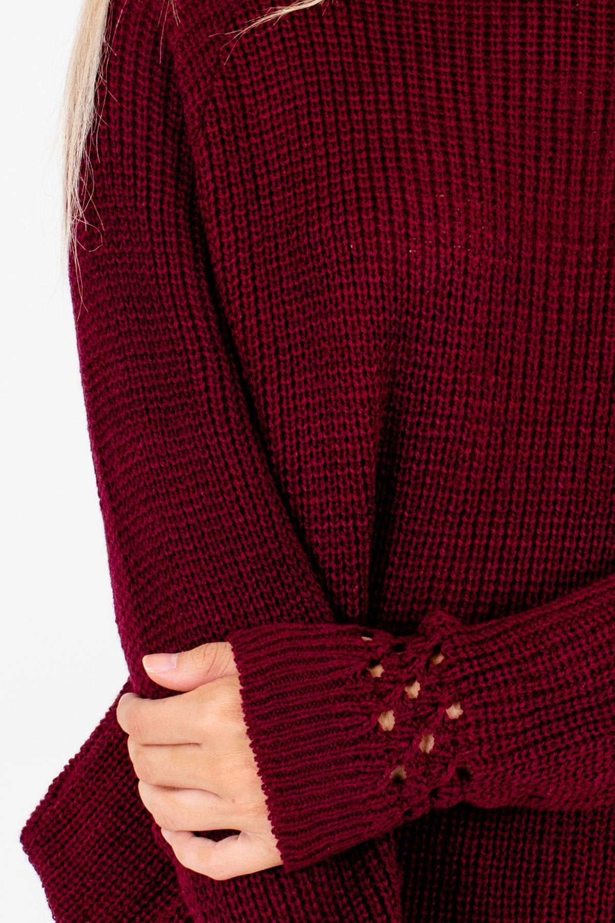 Burgundy Affordable Online Boutique Clothing for Women