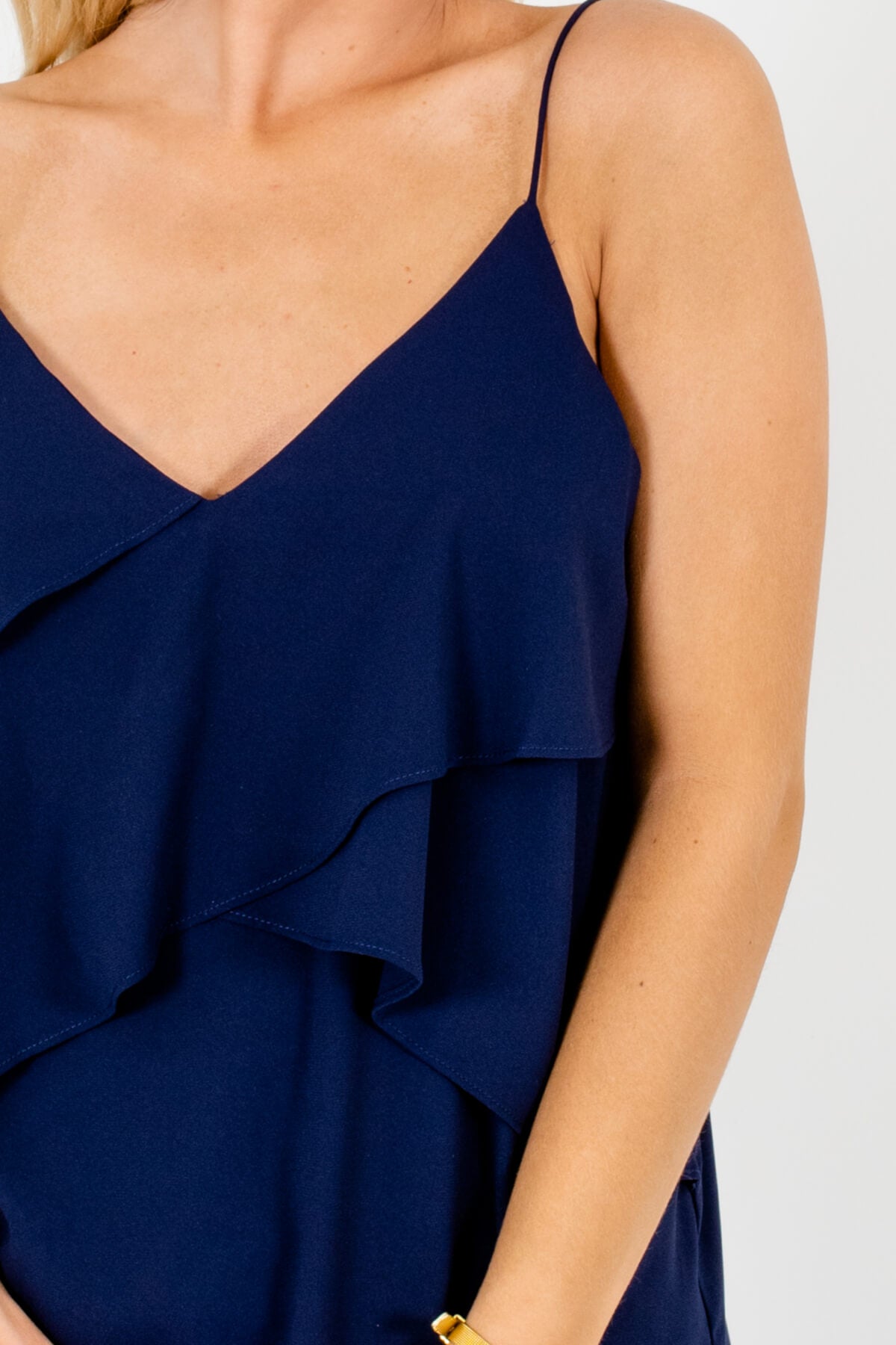Navy Blue Affordable Online Boutique Tops for Women
