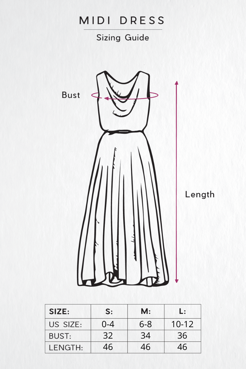 Midi Dress Sizing Guide