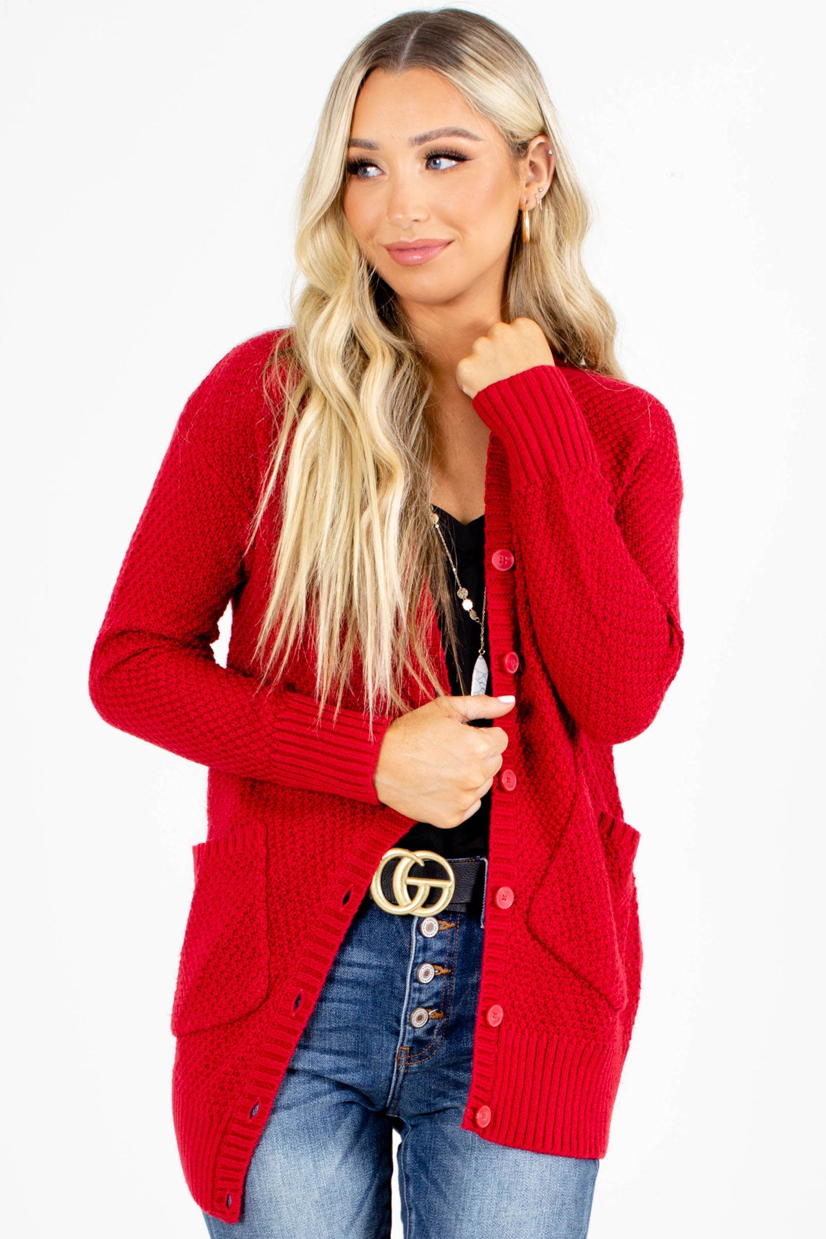 Fall Boutique Cardigan with Long Sleeves