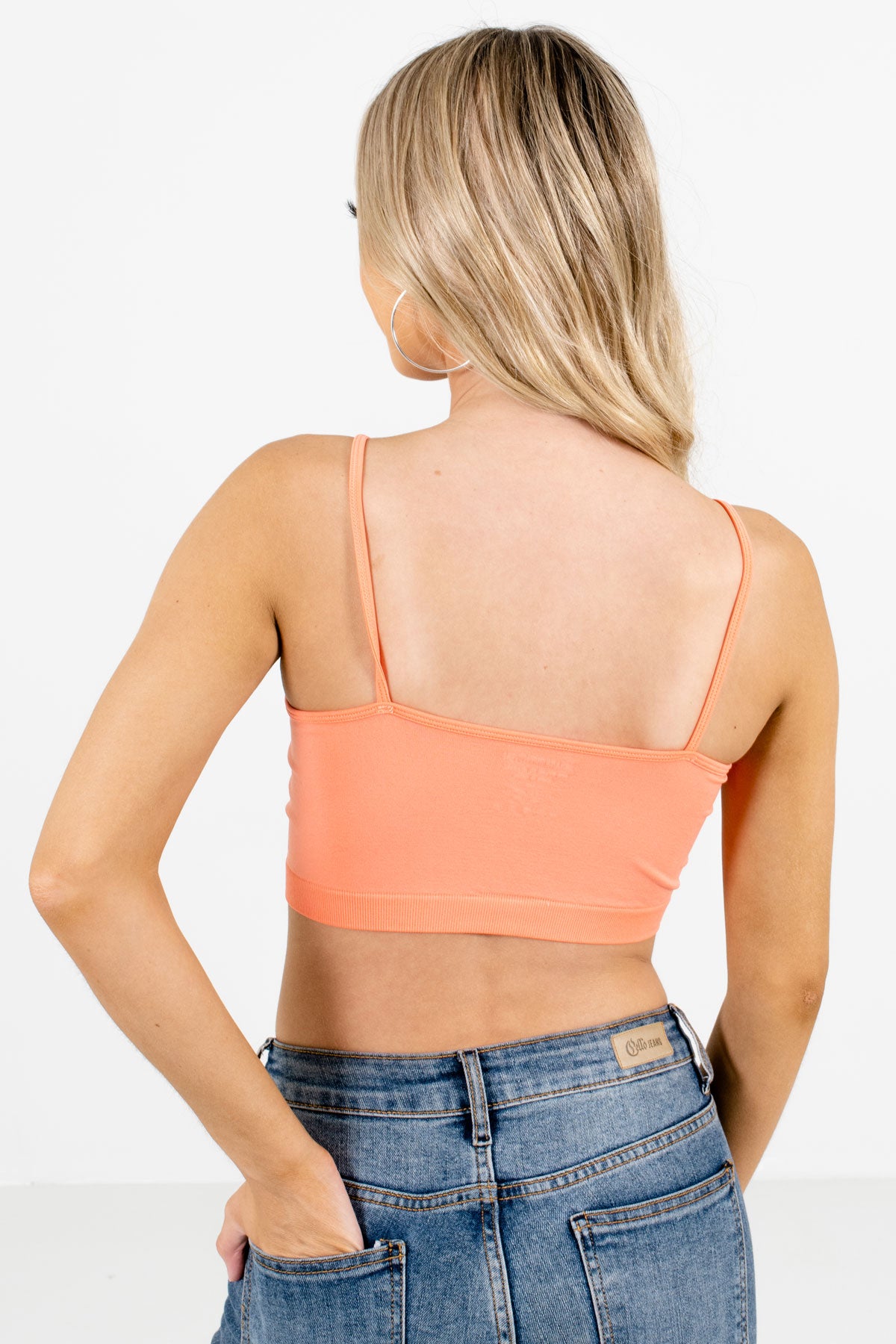 Women's Coral Pink High-Quality Boutique Bralettes