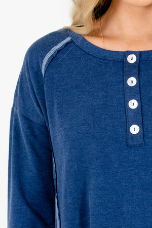 Blue Affordable Online Boutique Clothing for Women