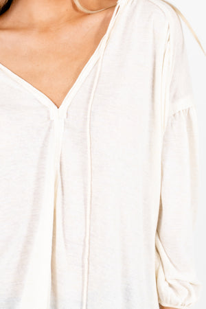 Cream Affordable Online Boutique Clothing for Women