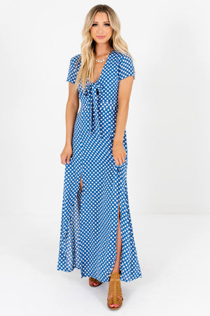 Blue Cute and Comfortable Boutique Maxi Dresses for Women