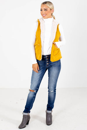 Women’s Mustard Fall and Winter Boutique Clothing