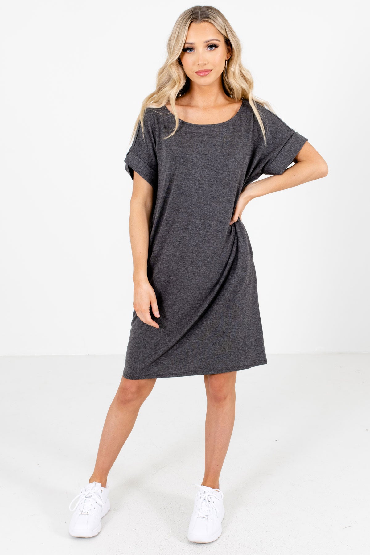 Charcoal Gray Affordable Online Boutique Clothing for Women