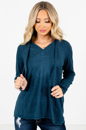 Women’s Blue Cozy and Warm Boutique Hoodie