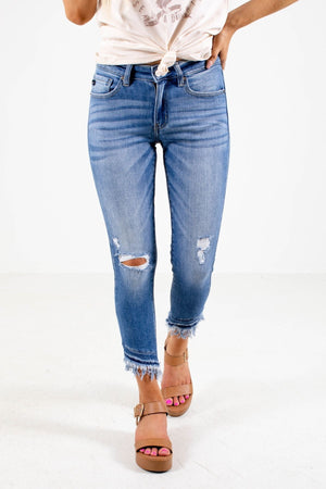 Blue Skinny Fit Boutique Jeans for Women