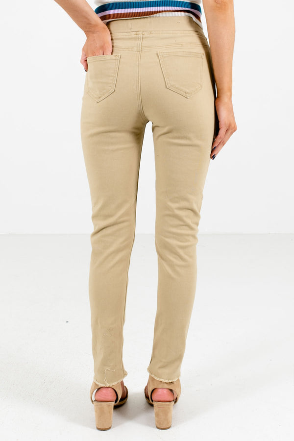 High waisted shop khaki jeggings