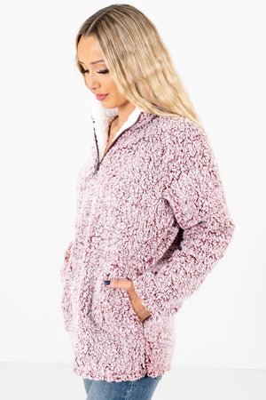 Purple Boutique Pullovers with Pockets for Women