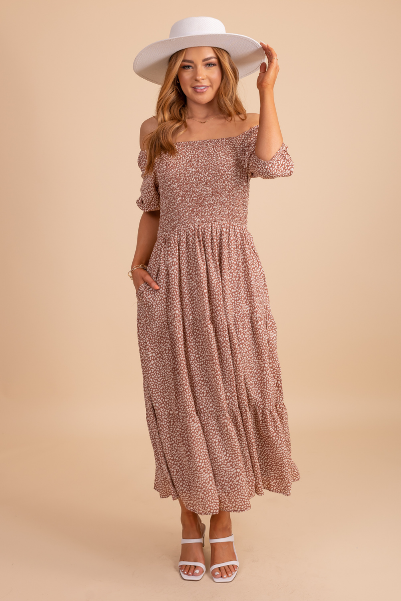 On The Wild Side Patterned Maxi Dress