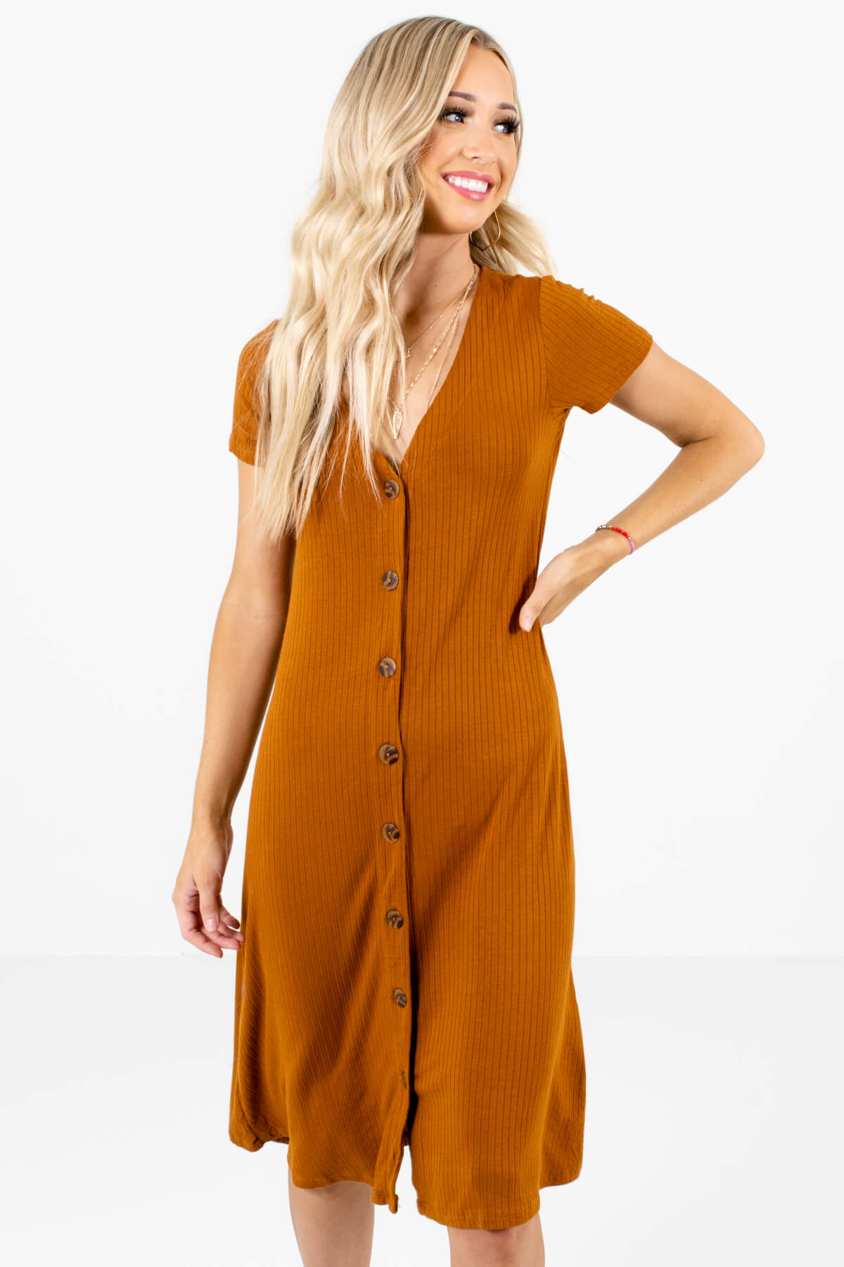 Women’s Rust Orange Business Casual Boutique Clothing
