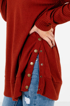 Rust Red Affordable Online Boutique Clothing for Women