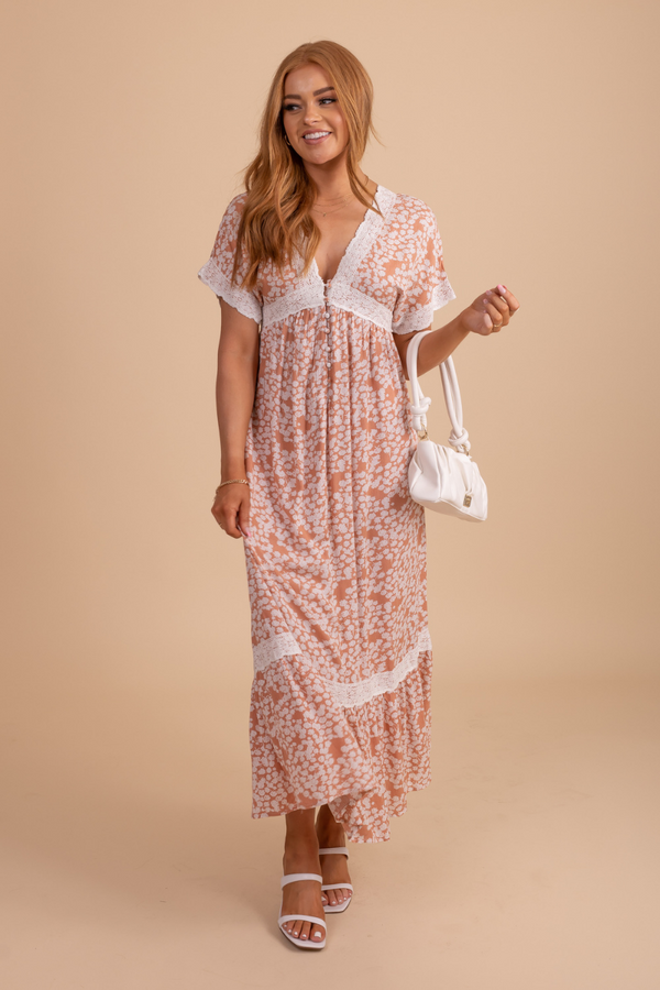 Rooftop Gardens Floral Maxi Dress