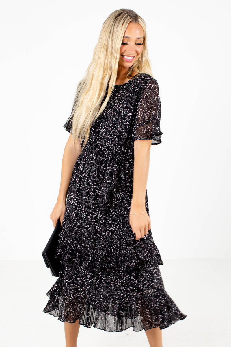 Own the Occasion Floral Midi Dress