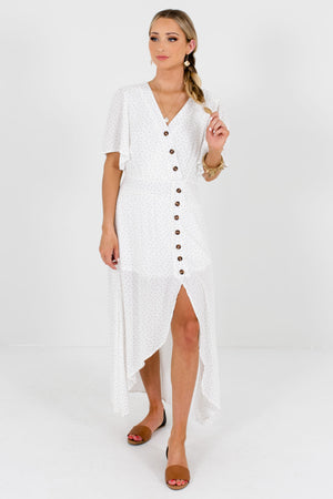 Women's White Spring and Summertime Boutique Clothing