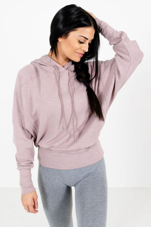 Blush Pink Cute and Comfortable Boutique Activewear Hoodies for Women