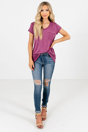 Women’s Purple Fall and Winter Boutique Clothing 