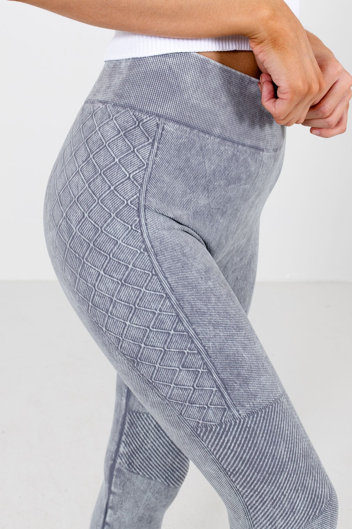 Premium Charcoal Gray Active High Waisted Leggings