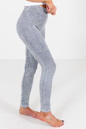 Charcoal Gray Super High-Quality Boutique Active Leggings for Women